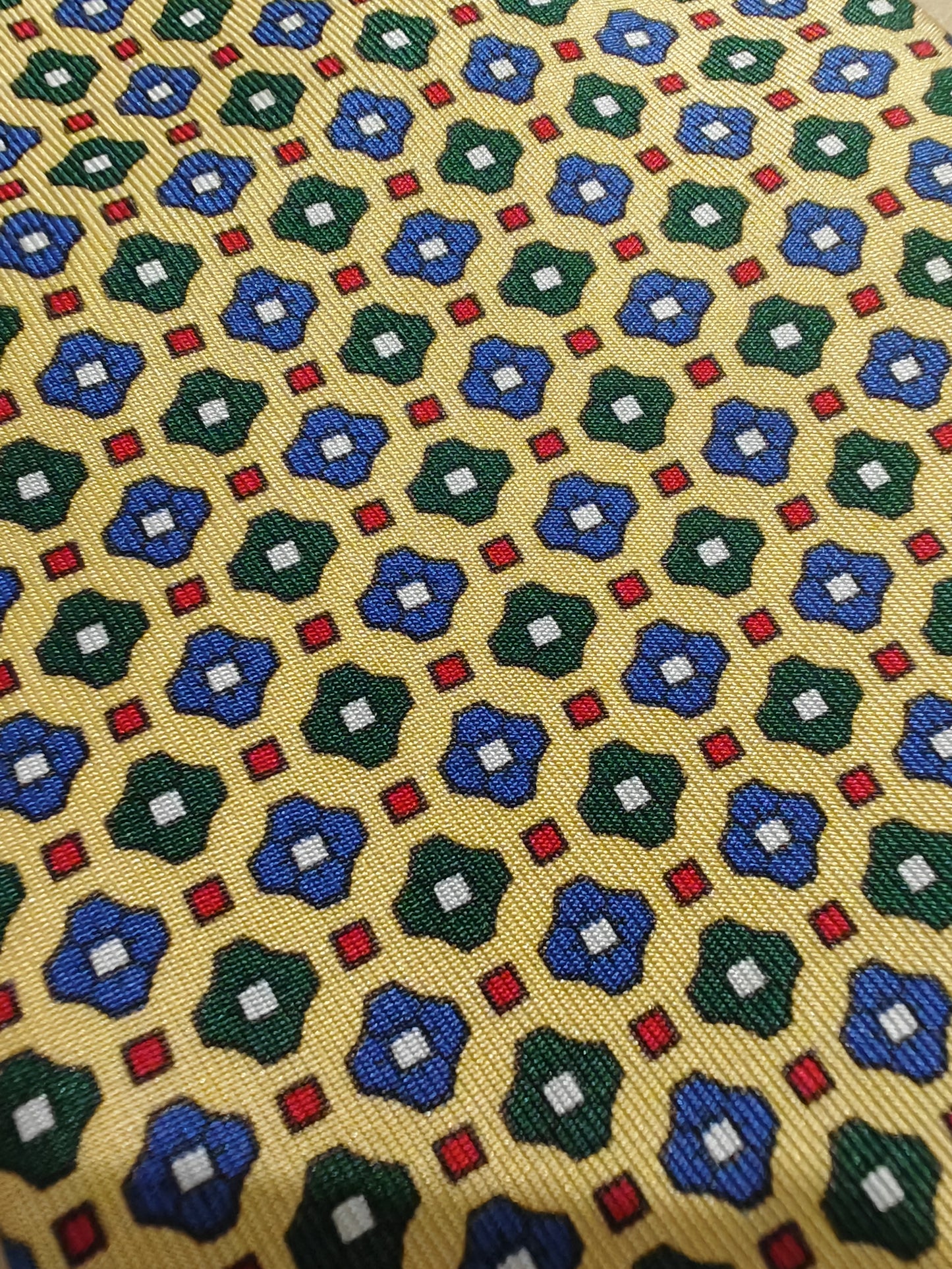 Cravatta Valentino micro fantasia geometrica