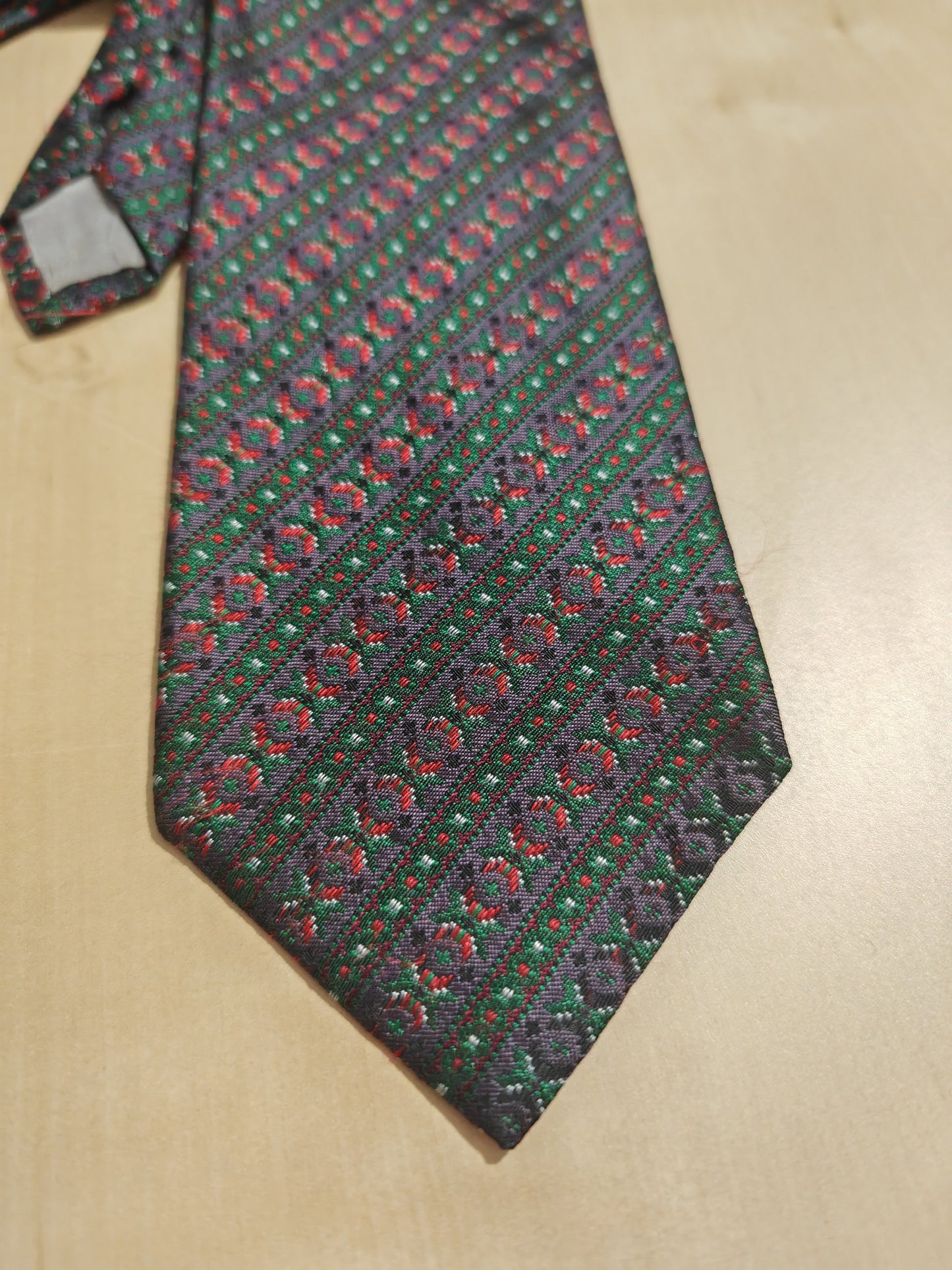 Cravatta Kenzo micro fantasia jacquard