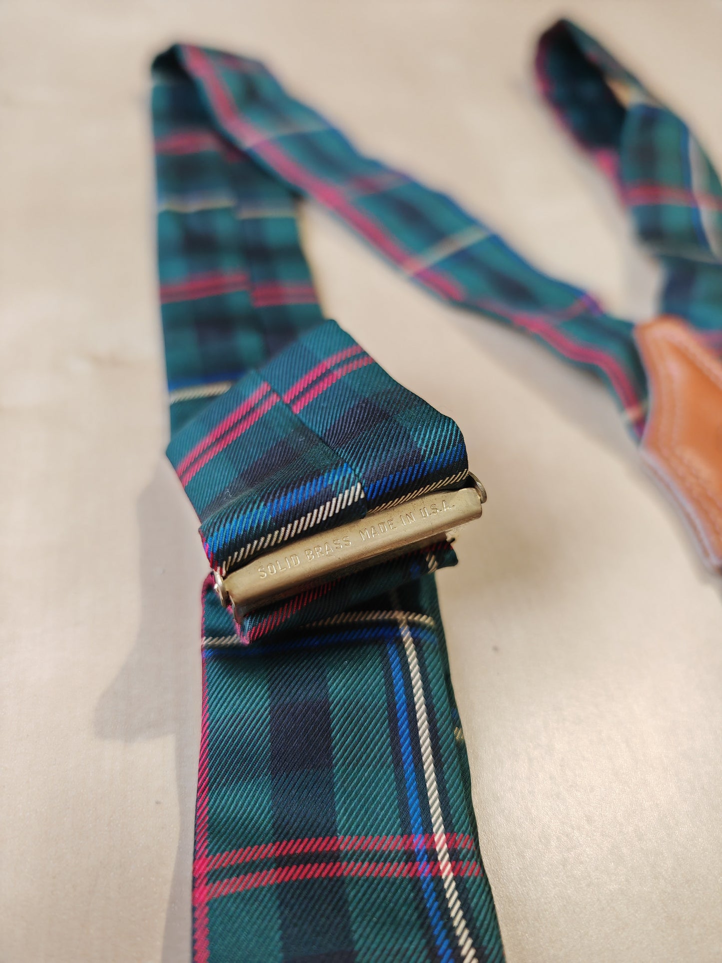 Bretelle in seta Polo Ralph Lauren vintage made in USA