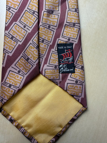 Cravatta anni ‘70 geometrica