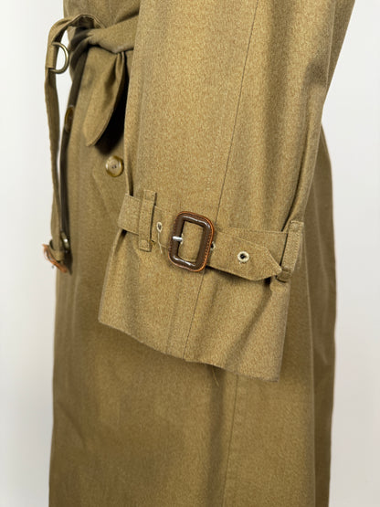 Trench Burberrys anni ‘80 doppiopetto cotone senape  - tg. 48/50