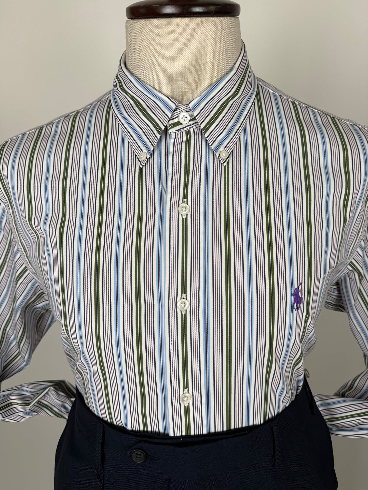 Camicia Ralph Lauren righe - XL collo 43