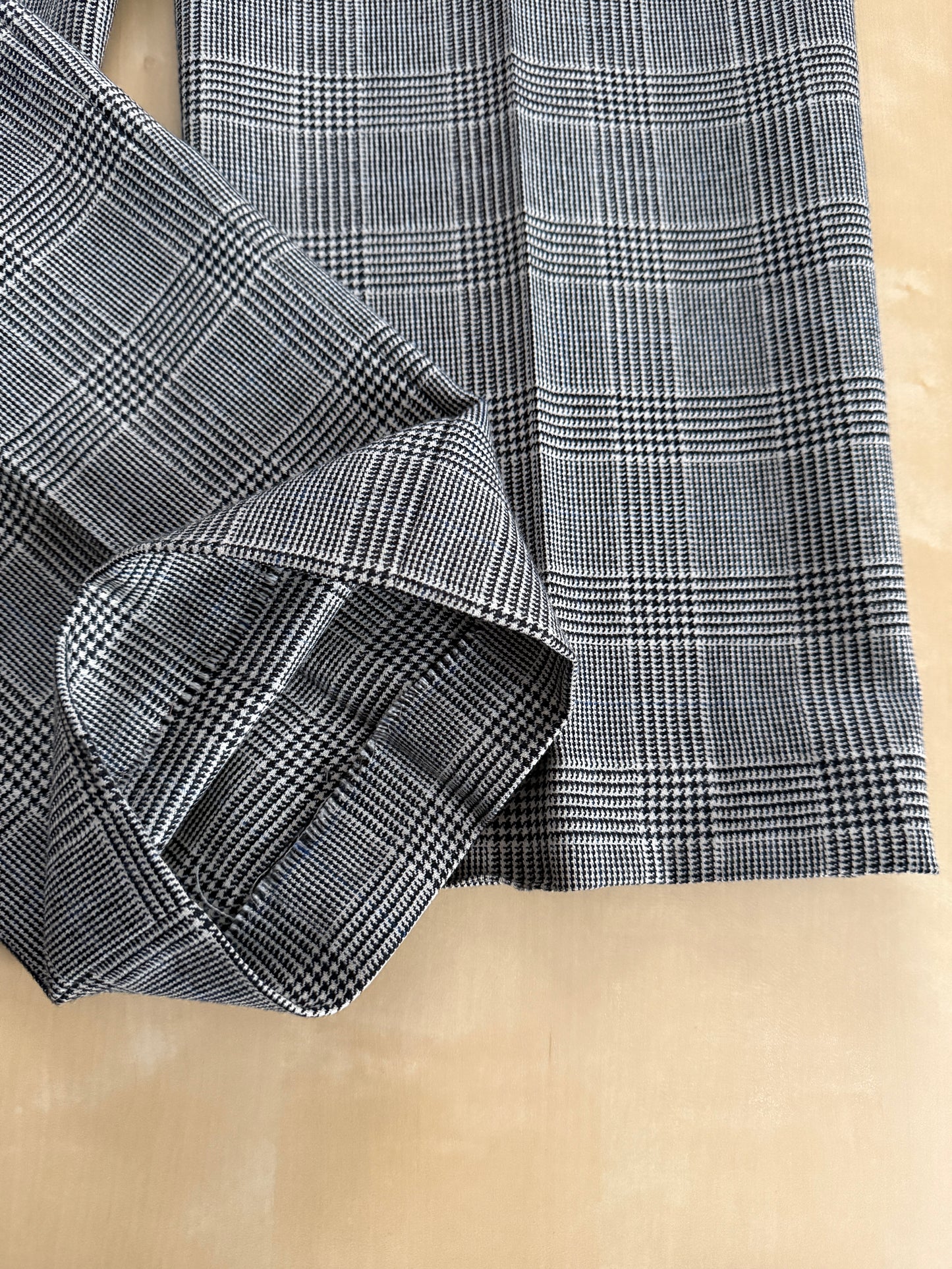 Pantaloni anni ‘80 flanella principe di Galles - tg. 52