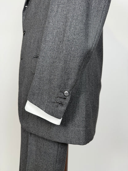 Completo sartoriale flanella grigia anni ‘60/‘70 - tg. 50
