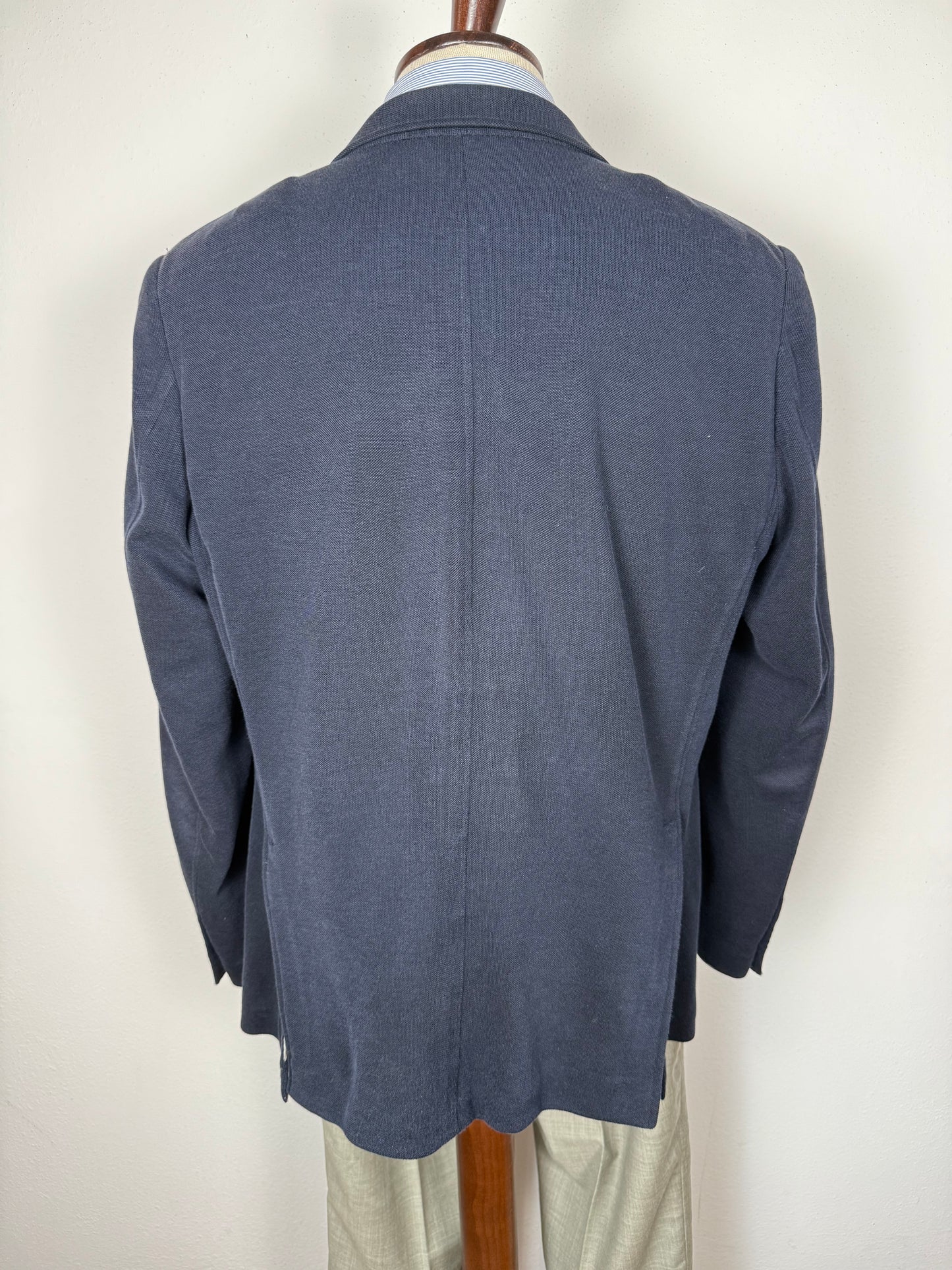 Giacca Caruso destrutturata in piquet di cotone - tg. 54/56