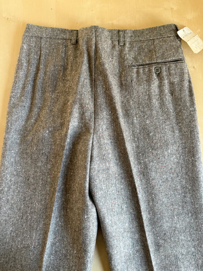 Pantaloni anni ‘70 donegal tweed (NOS) - tg. 44