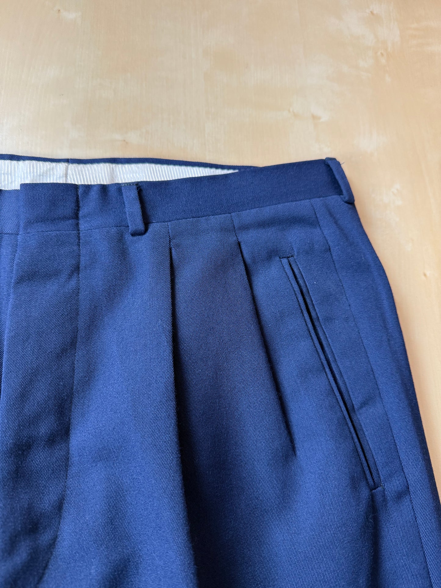Completo anni ‘60 twill pettinato blu - tg. 48/50