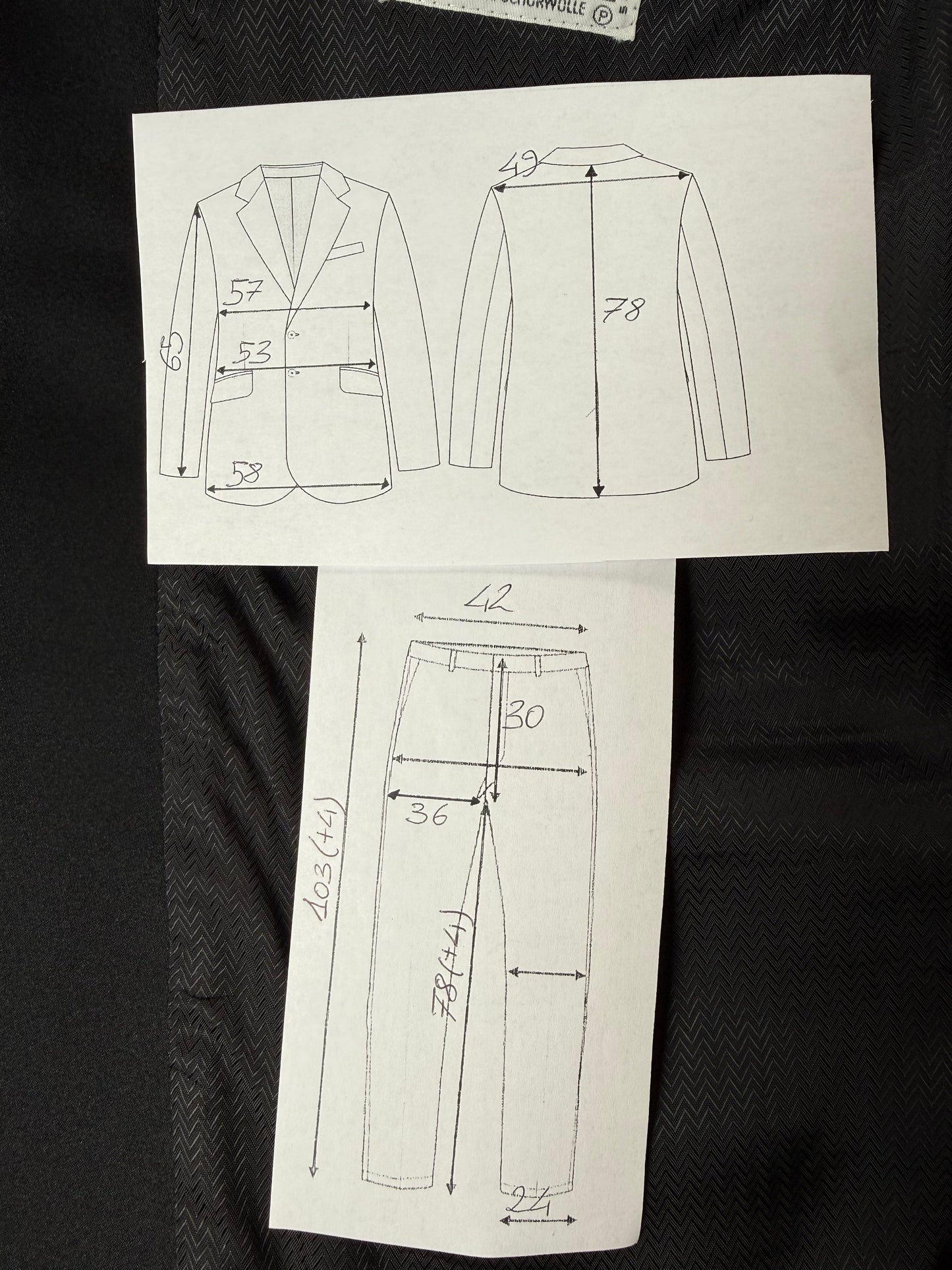 Smoking anni ‘90 revers a scialle - tg. 50 drop 8