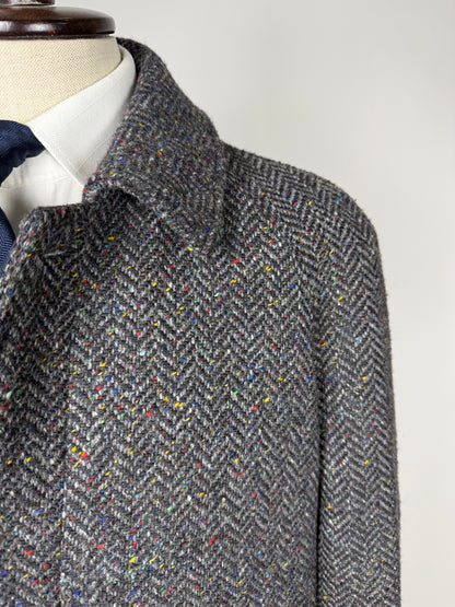 Cappotto raglan De Paz in donegal tweed - tg. 56-60