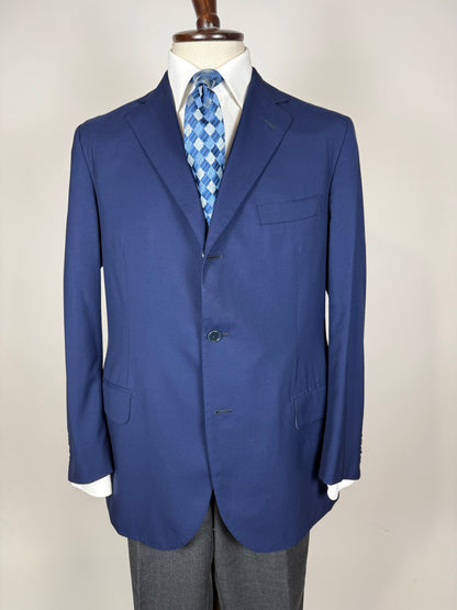 Giacca sartoriale in fresco lana blu - tg. 50/52