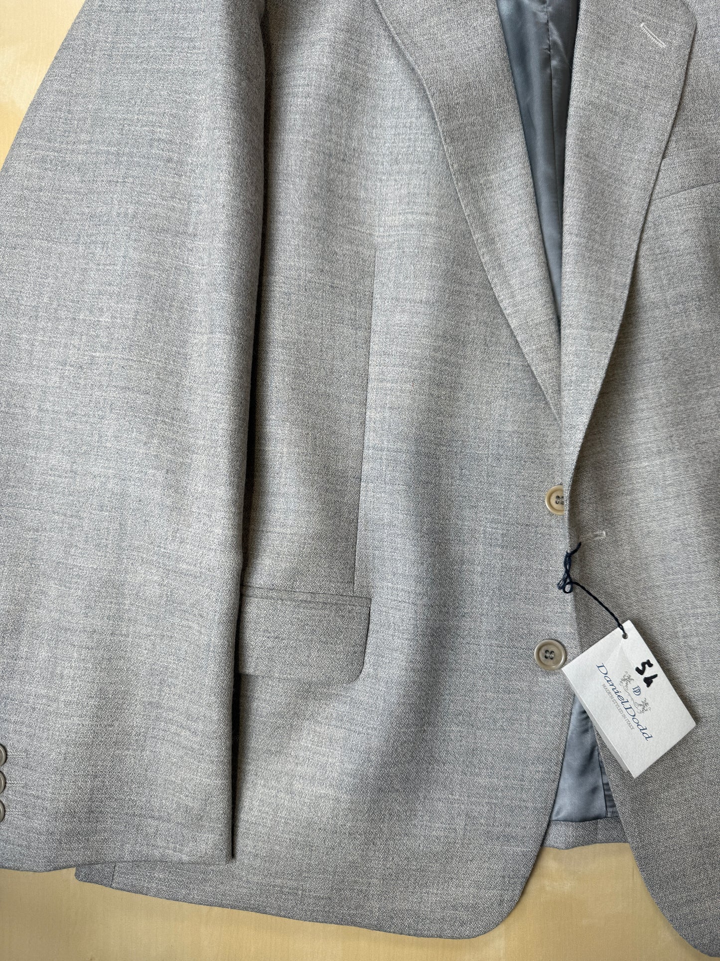 Completo anni ‘80 lana color avorio (NOS) - tg. 52/54