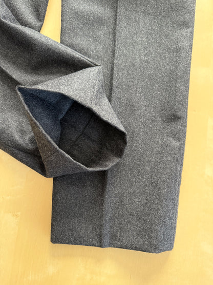 Pantaloni anni ‘80 flanella grigio antracite - tg. 50