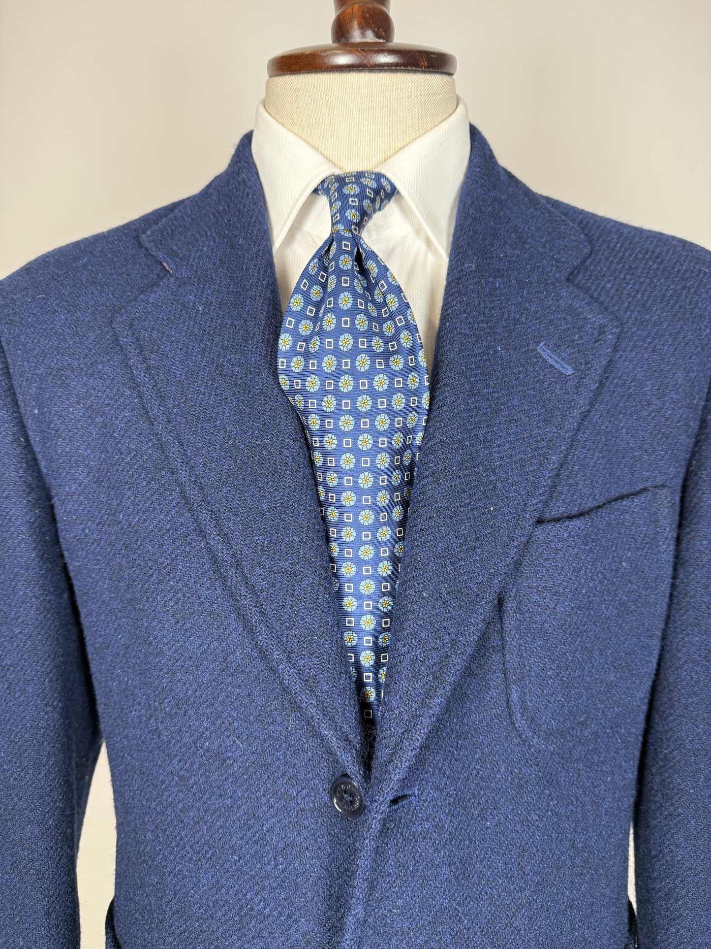 Giacca Etro tweed blu china - tg. 52