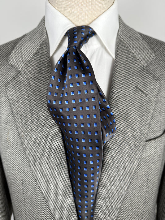 Cravatta Valentino in raso micro fantasia