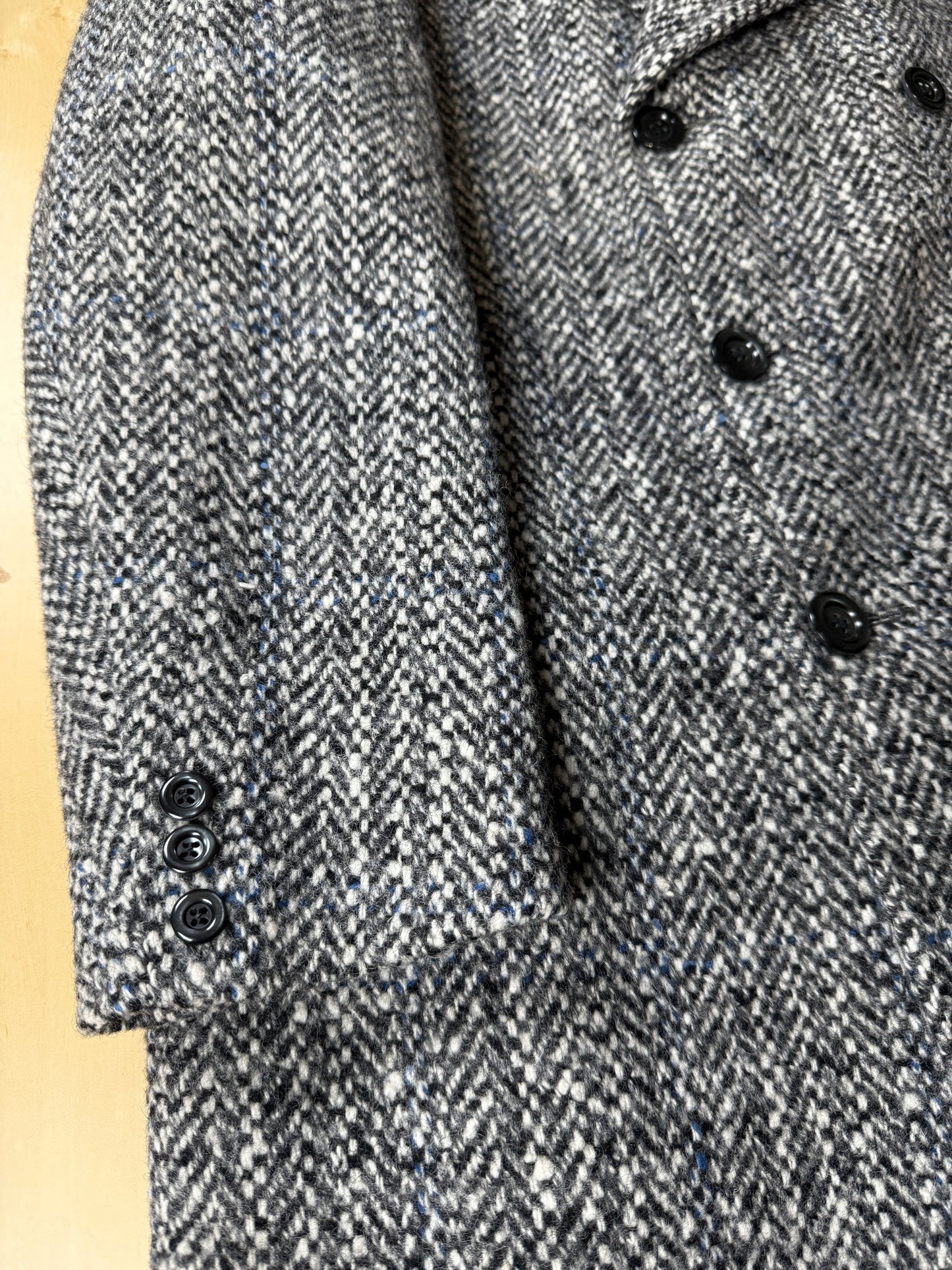 Cappotto doppiopetto in tweed anni ‘60/‘70 - tg. 46-50