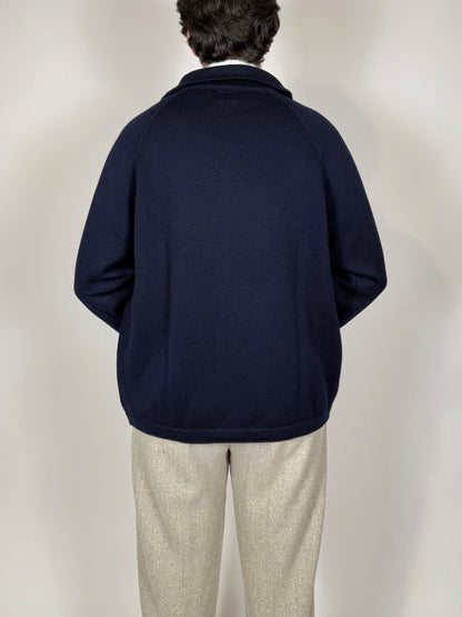 Maglione zip 3/4 CP Company in pura lana - XL
