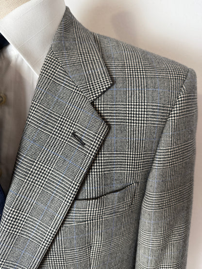 Completo anni ‘80 in flanella principe di Galles - tg. 50