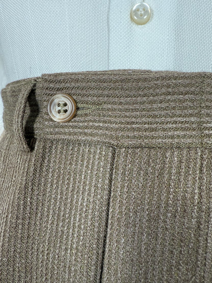 Pantaloni anni ‘80 in lana a coste (NOS) - tg. 44