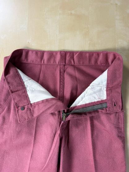 Jeans Rifle anni '70 rosa corallo a zampa (NOS) - tg. 36/38 (XXS)