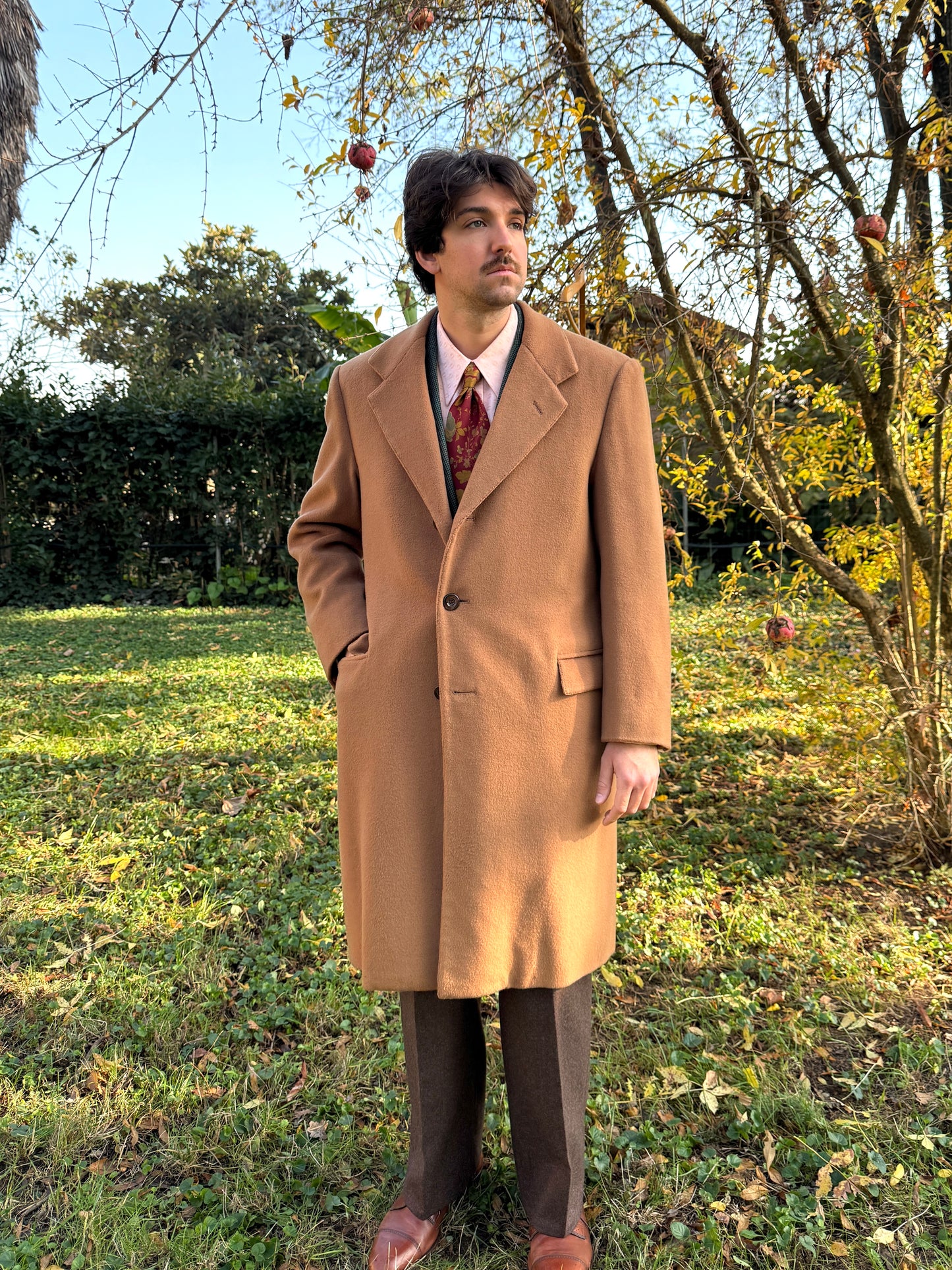 Cappotto cammello sartoriale anni ‘70/‘80 - tg. 48-50