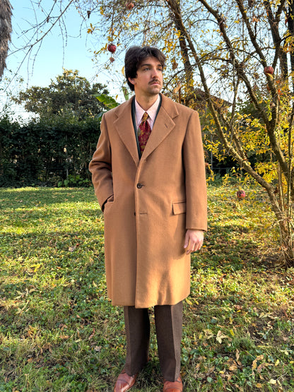 Cappotto cammello sartoriale anni ‘70/‘80 - tg. 48-50