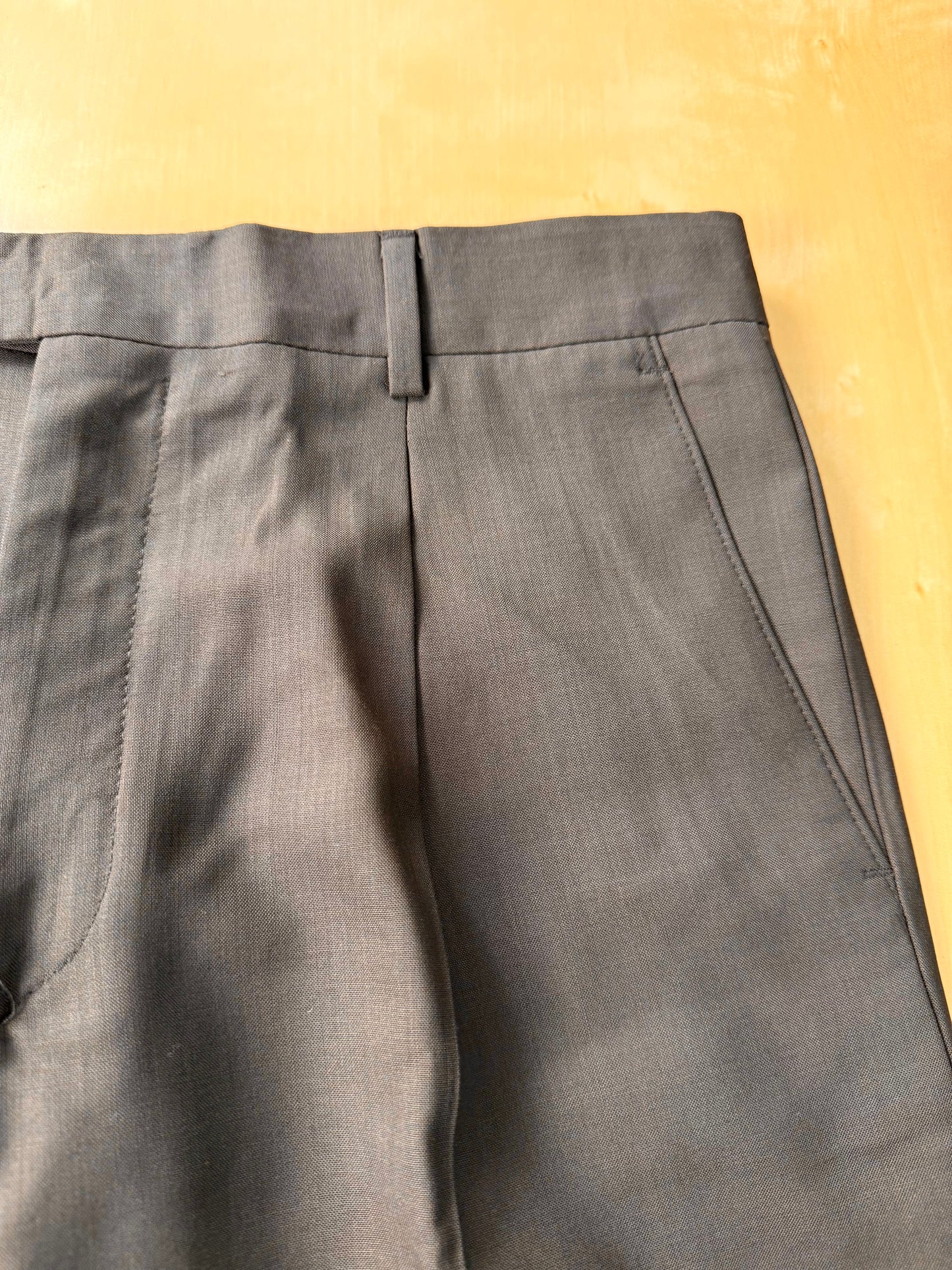 Pantaloni fresco lana marrone cacao (NOS) - tg. 48