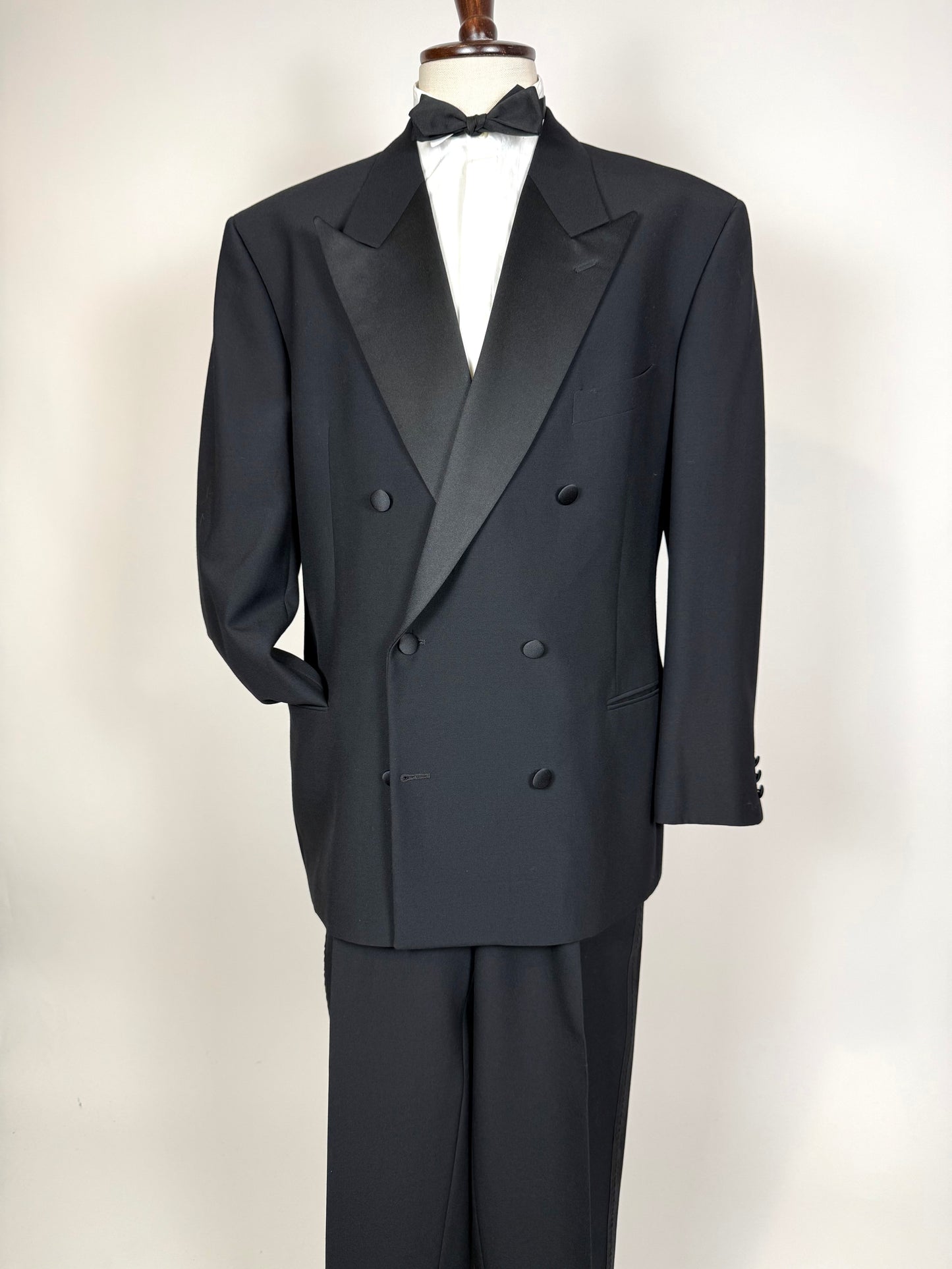 Smoking Emporio Armani doppiopetto anni ‘80/‘90 (NOS) - tg. 54 drop 7