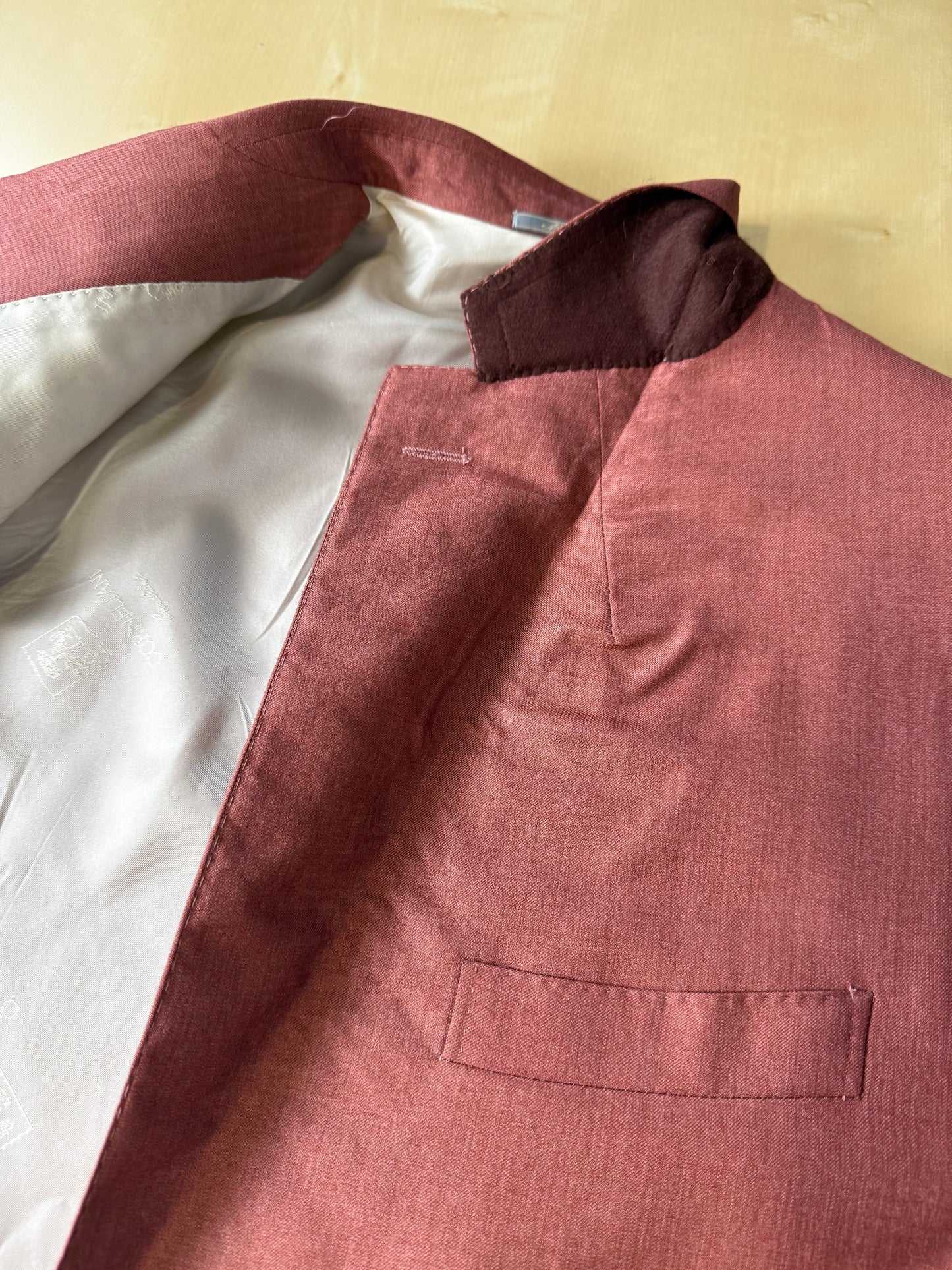 Giacca Corneliani cashmere e seta rosso corallo - tg. 54