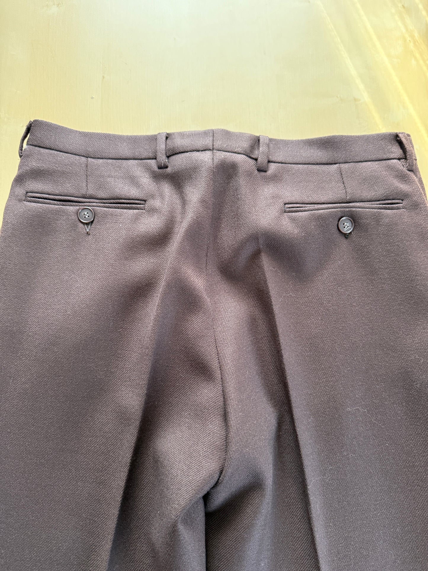 Completo anni ‘70 cavalry twill marrone - tg. 44/46