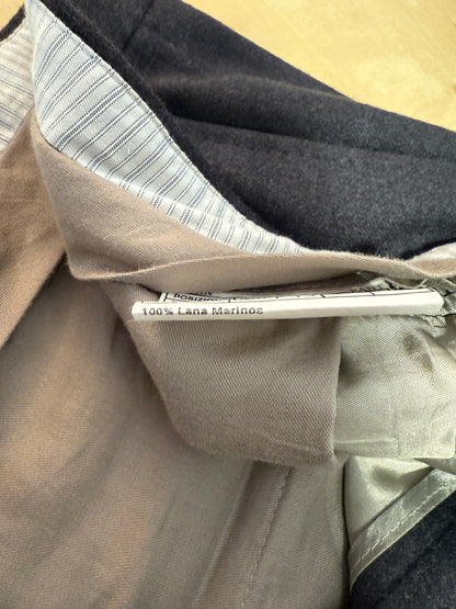 Pantaloni in flanella grigio antracite - tg. 60