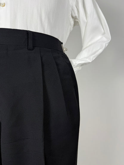 Pantaloni fresco lana blu notte - tg. 48/50