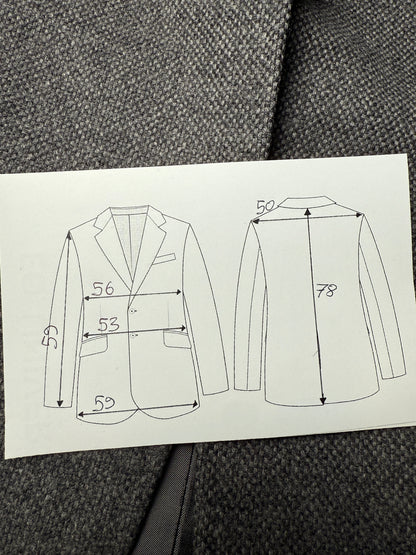 Giacca Cantarelli grigio medio in lana e cashmere - tg. 50