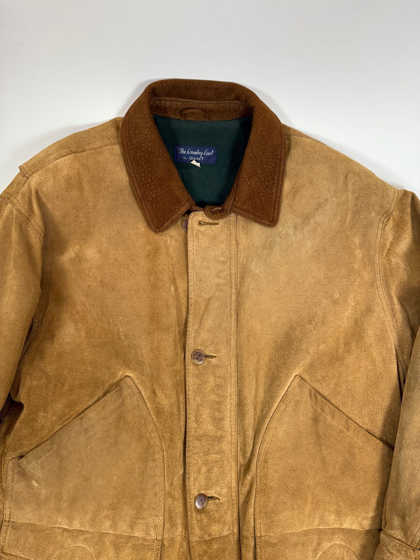 Giaccone Gant “Country coat” vintage pelle scamosciata - XL (52-56)