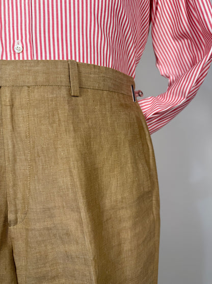 Completo in lino sabbia anni '90 - tg. 50 drop 7