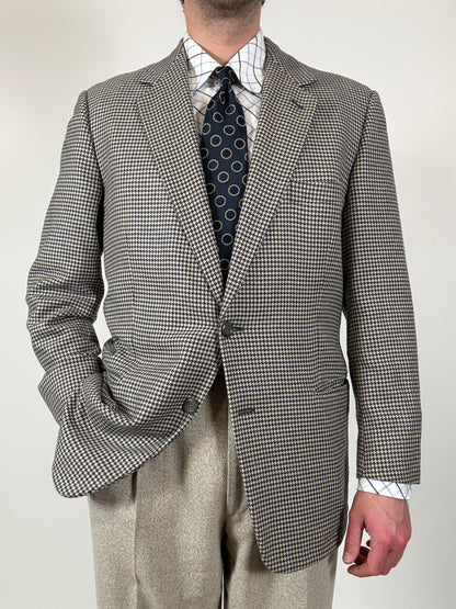 Giacca Hilton anni ‘80 100% cashmere pied-de-poule - tg. 50