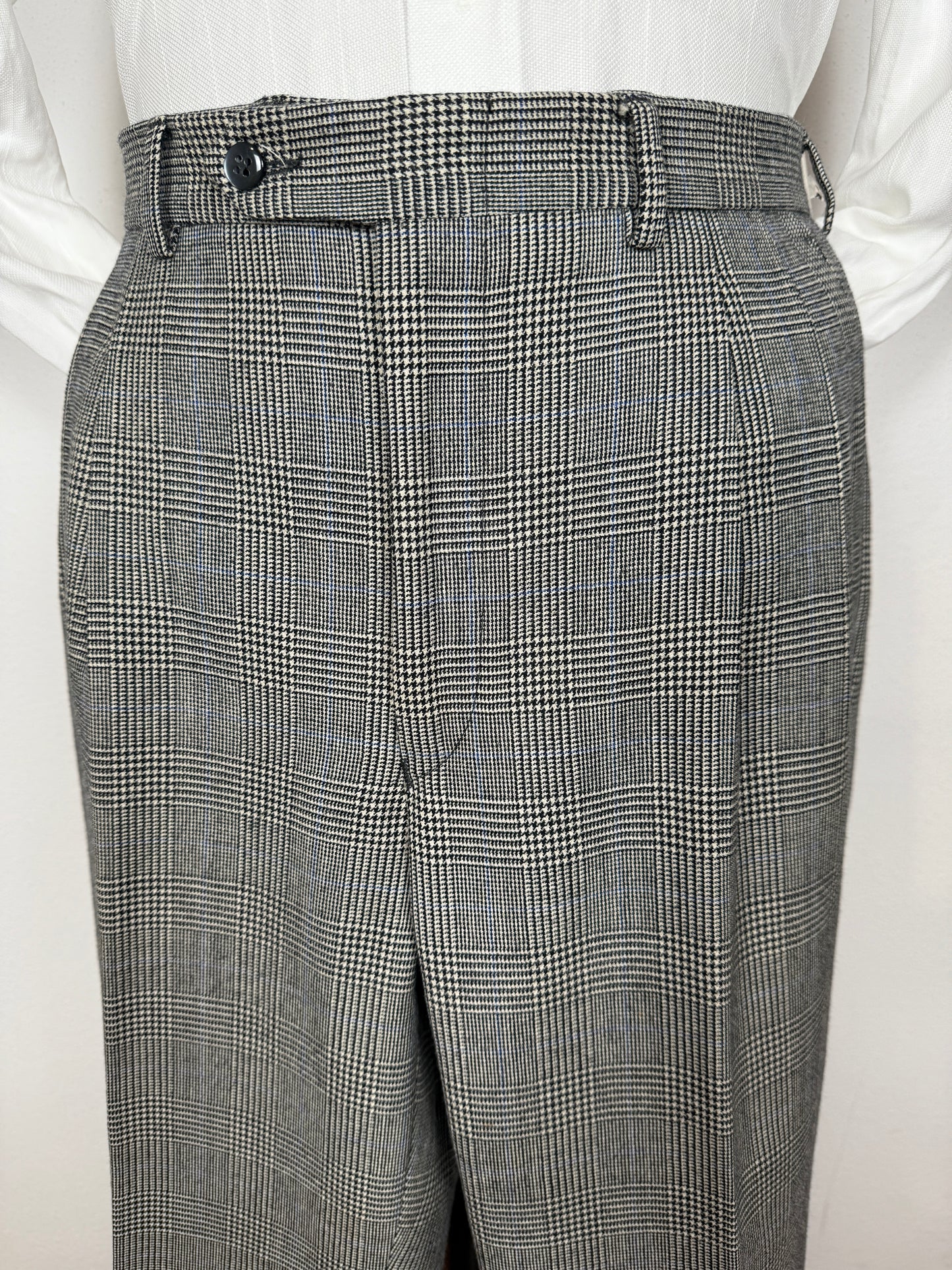 Completo anni ‘80 in flanella principe di Galles - tg. 50