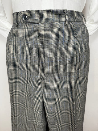 Completo anni ‘80 in flanella principe di Galles - tg. 50