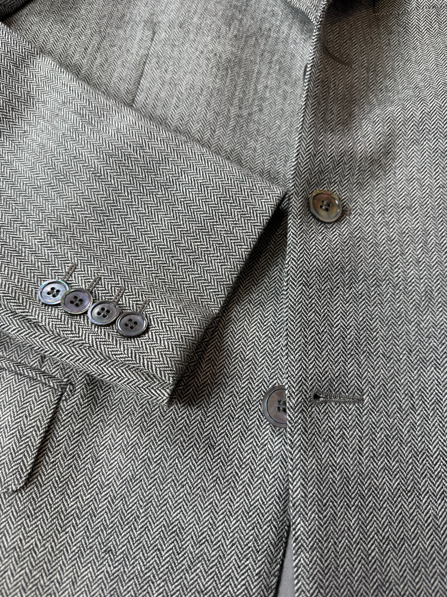 Giacca Pierre Cardin anni ‘90 spigato grigio - tg. 50