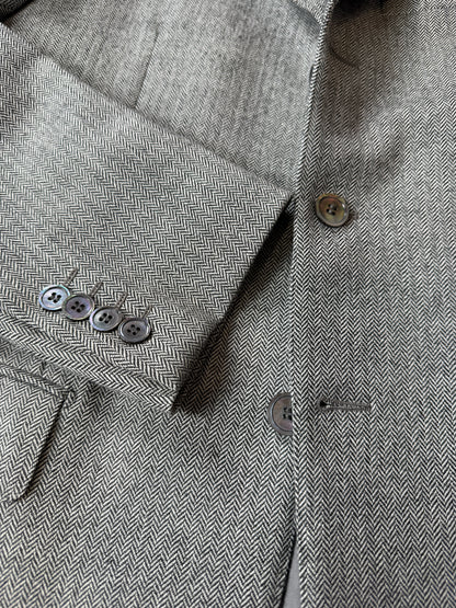 Giacca Pierre Cardin anni ‘90 spigato grigio - tg. 50