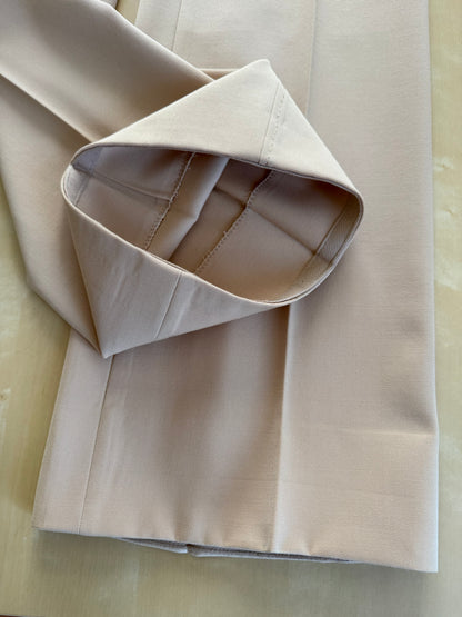 Completo anni ‘70 twill pettinato beige - tg. 42/44