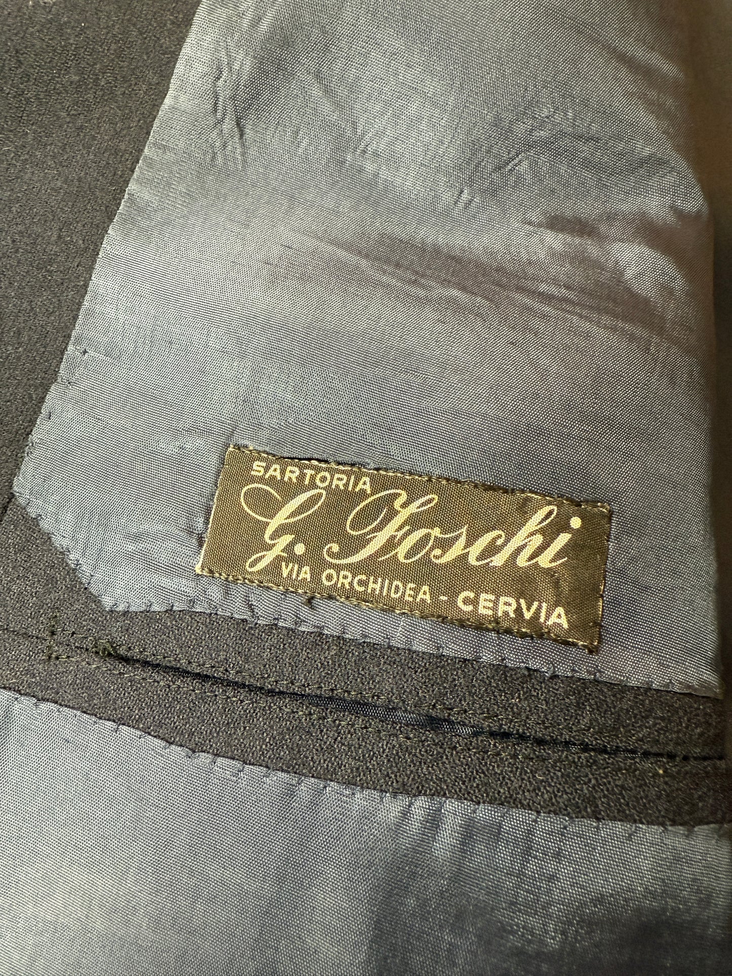Giacca blazer doppiopetto sartoriale anni ‘50/‘60 - tg. 52/54