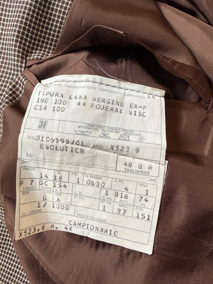 Giacca Corneliani flanella pettinata quadri - tg. 48