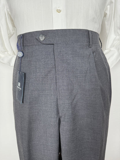 Pantalone anni '90 fresco lana antracite (NOS) - tg. 54