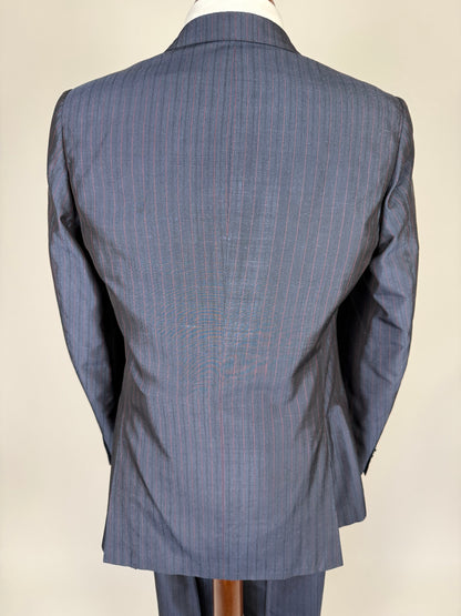 Completo doppiopetto Belvest pura seta shantung anni '70/'80 - tg. 46/48