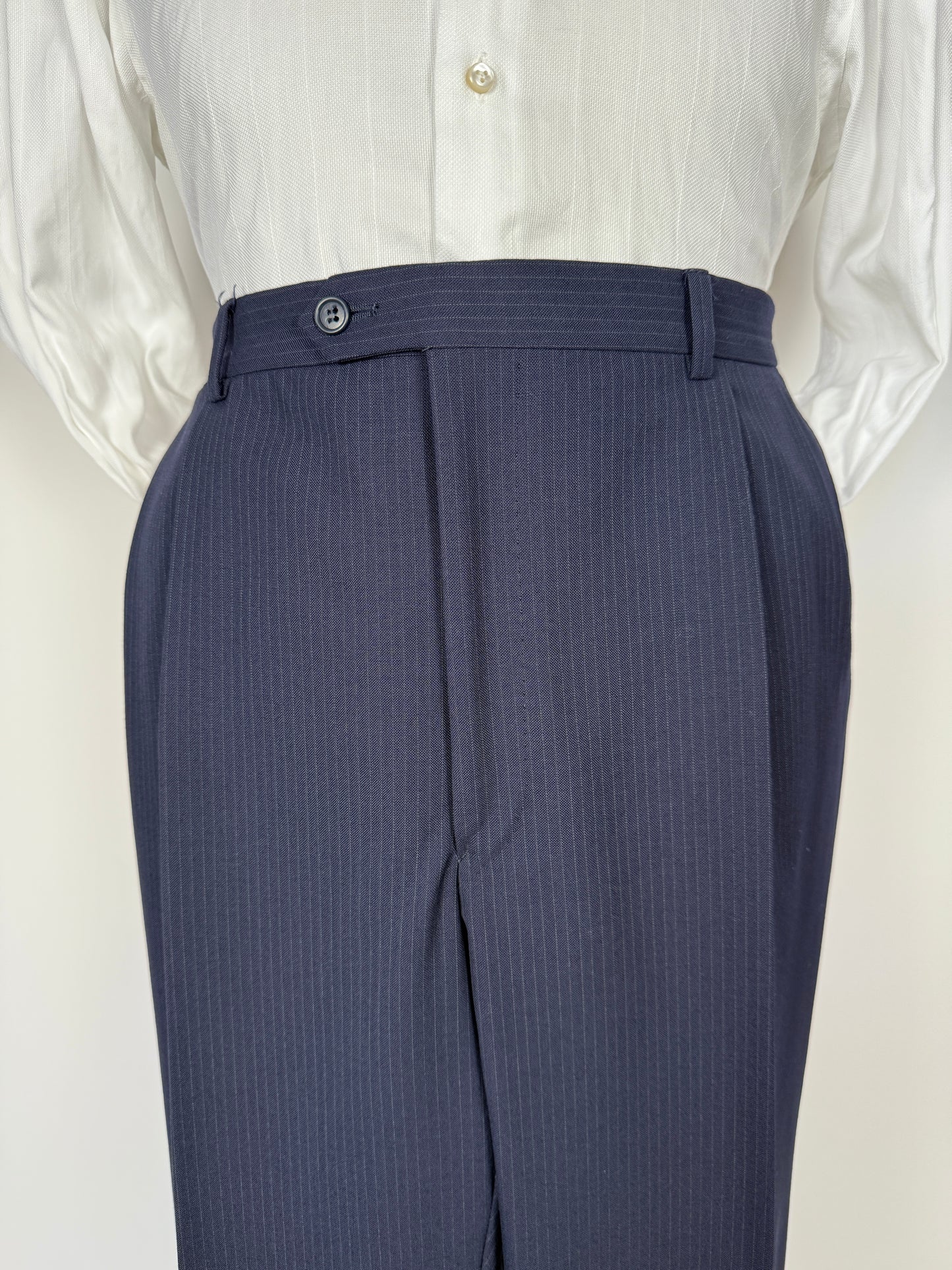 Completo Facis anni ‘90 blu gessato - tg. 58