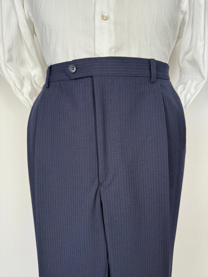 Completo Facis anni ‘90 blu gessato - tg. 58