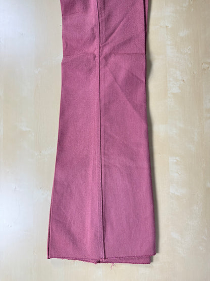 Jeans Rifle anni '70 rosa corallo a zampa (NOS) - tg. 36/38 (XXS)