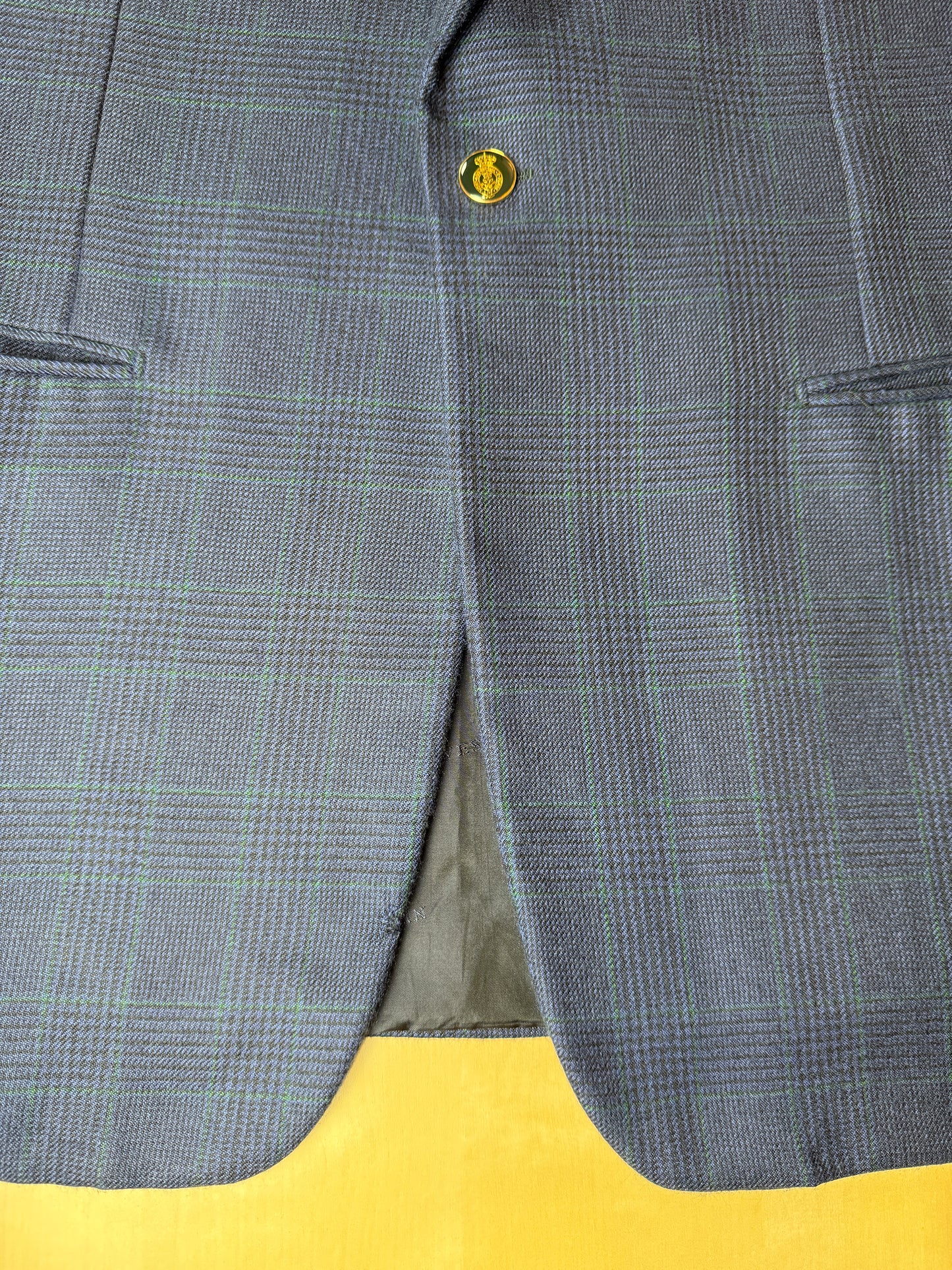 Blazer sartoriale 100% cashmere principe di Galles tessuto Loro Piana - tg. 50/52