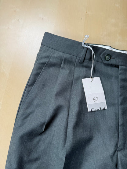 Pantaloni fresco lana verde scuro anni '80 (NOS) - tg. 48/50