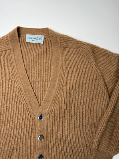 Cardigan costa inglese 100% cammello - M/L